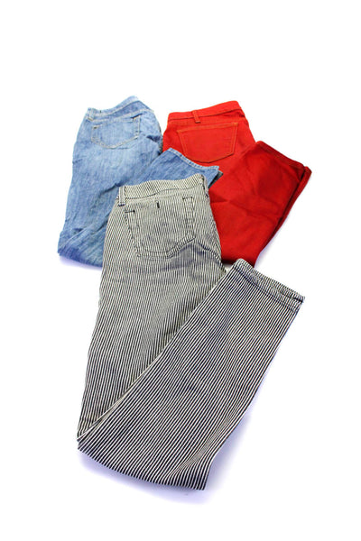 Current/Elliott Genetic Denim 575 Womens Skinny Jeans Blue Red Size 29 Lot 3