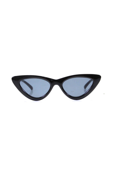 Adam Selman x Le Specs Womens Sharp Cats Eye Last Lolita Sunglasses Black