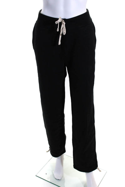 Polo Ralph Lauren Women's Drawstring Waist Pocket Sweat Pant Black Size S