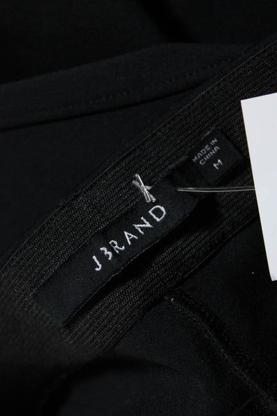 J Brand Women's Elastic Waist Pull-On Skinny Dress Pant Black Size M