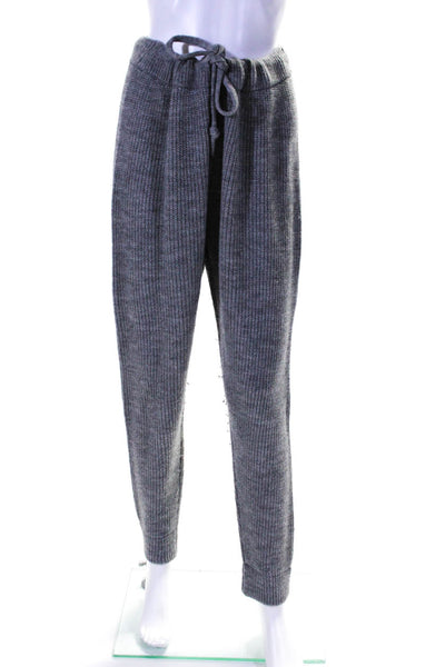 Jenni Kayne Womens High Rise Drawstring Knit Sweatpants Gray Size XL