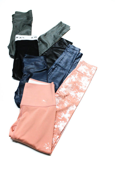 Puma Koral Womens High Wiaist Textured Activewear Leggings Pink Size XS Lot 4