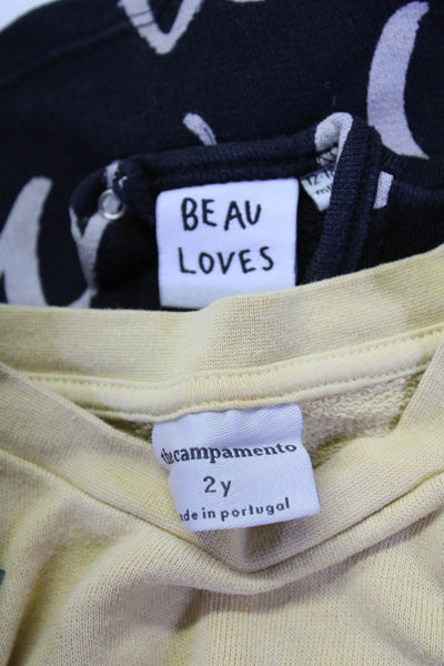 Pc Two The Campamento Beau Loves Childrens Girls Sweaters Size 4 2 12-18 Lot 3