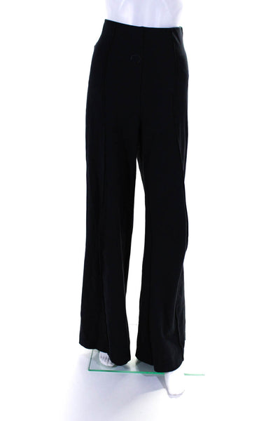 Quince Womens High Rise Wide Leg Casual Pants Navy Blue Size Medium