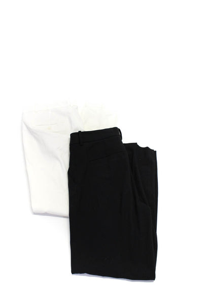 Theory Vince Womens Hook Closure High-Rise Tapered Pants Black Size 4 Lot 2
