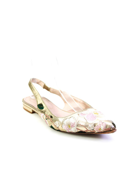 Daniblack Womens Bronze Leather Peep Toe Strappy Heels Sandals Shoes Size 7M