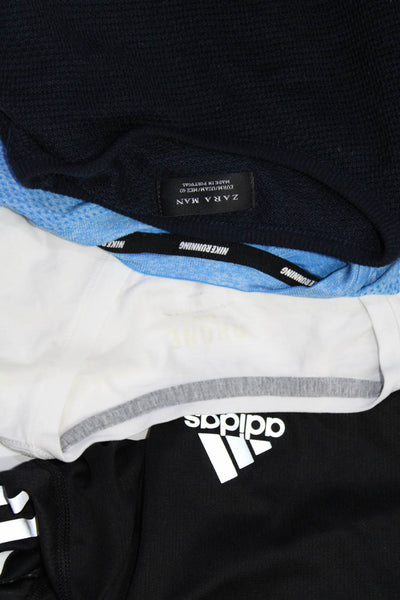 Rhone Nike Adidas Zara Man Mens T-Shirts Tops White Blue Black Size M S Lot 4