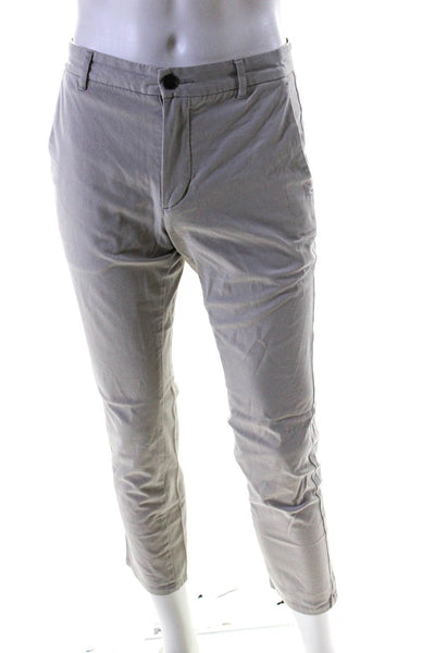 Everlane Mens Zipper Fly Straight Leg Chino Pants Beige Cotton Size 30x28