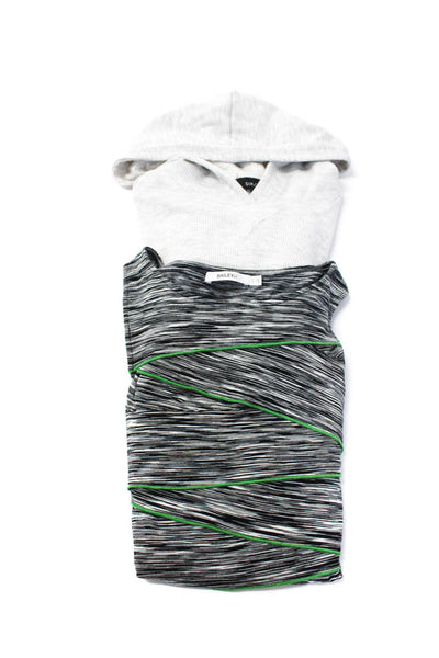six/fifty Women's Hood Long Sleeves Pullover Zip Henley Gray Size S Lot 2