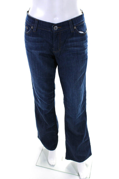 Standard James Perse Womens Medium Wash 5 Pocket Straight Jeans Blue Size 31