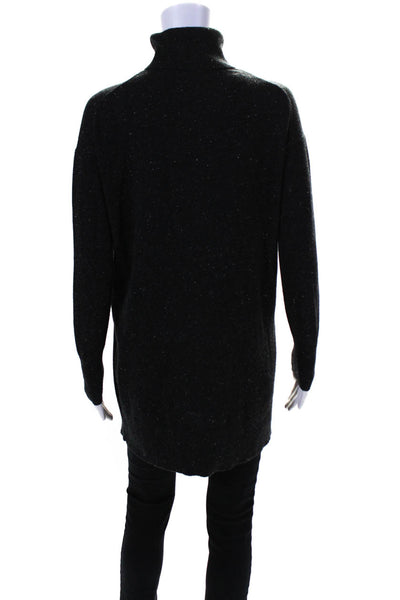 Everlane Womens Cashmere Knit Turtleneck Long Sleeve Sweater Top Black Size XS