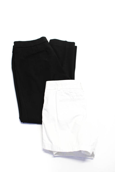 J Crew Womens Cotton Four Pocket Hook Closure Chino Shorts White Size 6 12 Lot 2