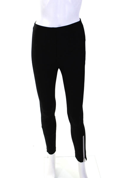 Rag & Bone Womens High Rise Zipper Ankle Skinny Leg Pants Black Cotton Size 0