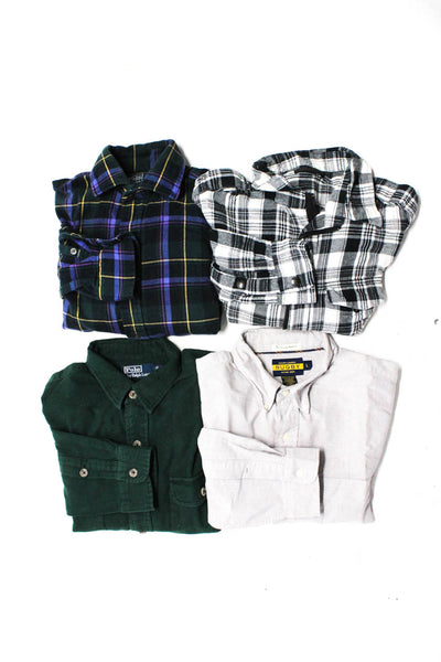 Polo Ralph Lauren Public School Mens Button Down Shirts Size Medium Large Lot 4