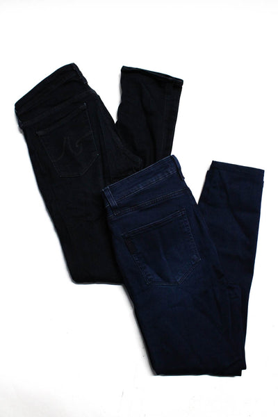 Paige AG Womens High Rise Dark Wash Skinny Jeans Blue Size 26 30 Lot 2