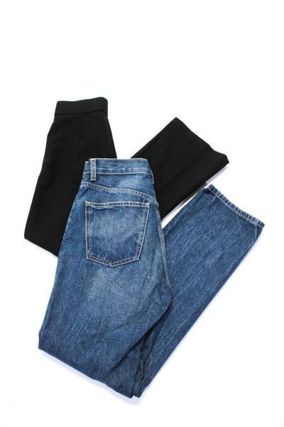 Zara Womens Blue Medium Wash High Rise Straight Leg Jeans Size 2 XS lot 2