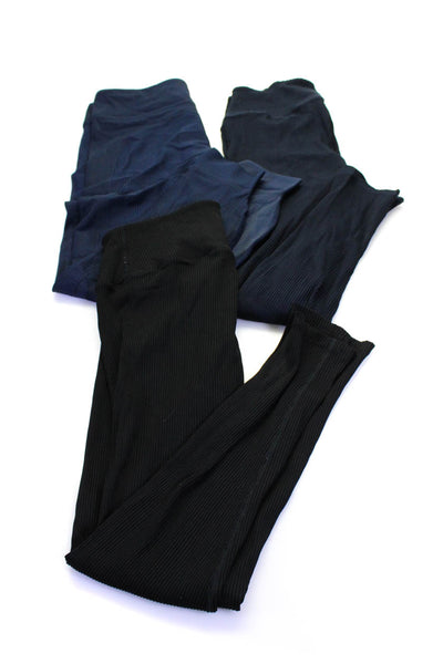 ALALA Carbon 38 Womens Leggings Navy Blue Black Size Extra Large Large Lot 3