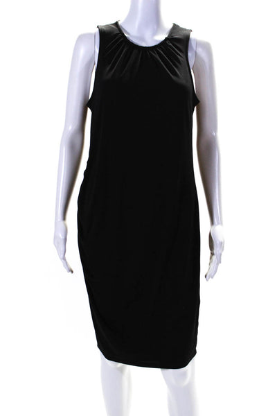 Rachel Zoe Women's Round Neck Sleeveless A-Line Mini Dress Black Size S