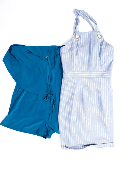Wren & Willa Womens Blue Striped Square Neck Sleeveless Dress Size XS S Lot 2