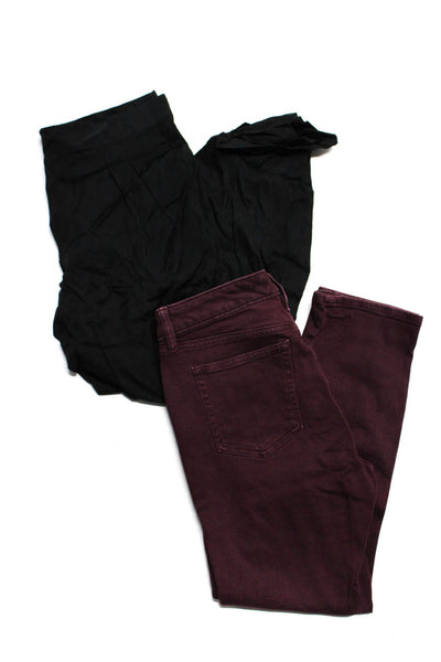 Lauren Ralph Lauren Women High Rise Skinny Jeans Purple Size 2P 2 Lot 2