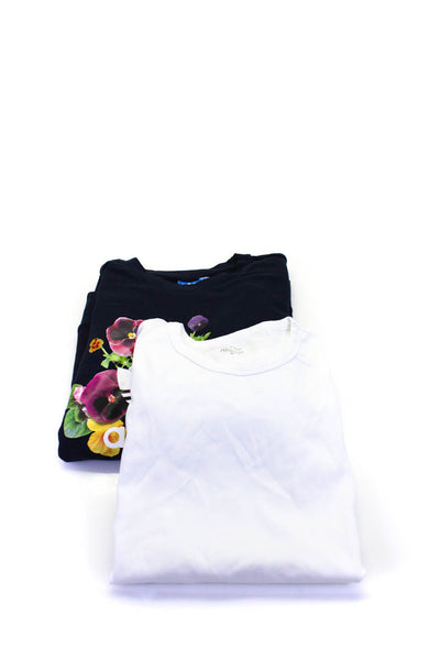 Adidas J Crew Womens Graphic Sweatshirt Short Sleeve T Shirt Size Medium Lot 2