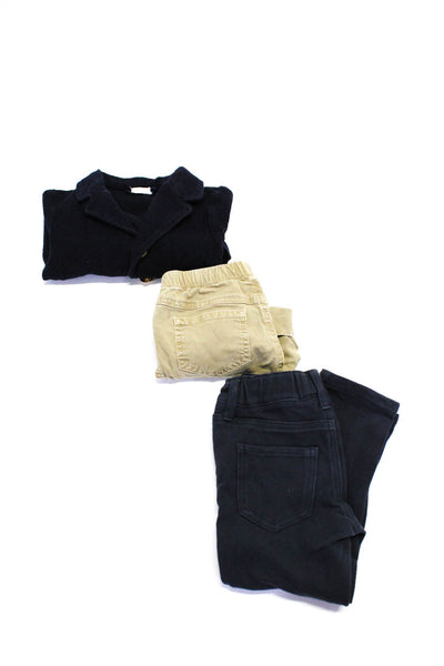 Il Gufo Boys Casual Trousers Shorts Sweater Navy Blue Tan Size 2T 24M 18M Lot 3