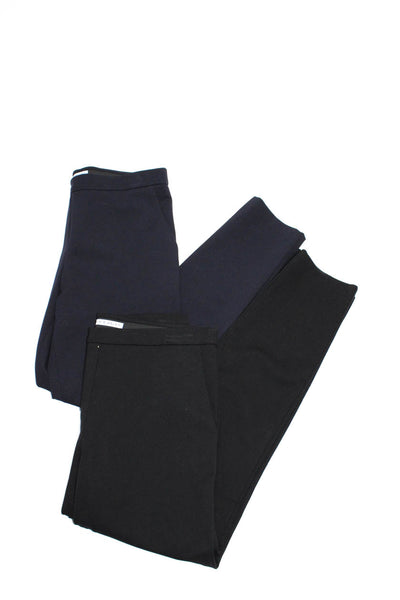 Antonio Melani Womens Elastic Waist Skinny Leg Trousers Blue Black Size 6 Lot 2