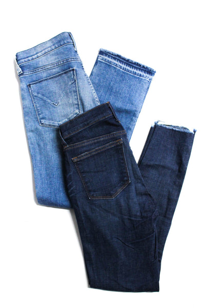 J Crew Women's Midrise Five Pockets Dark Wash Skinny Denim Pant Size 26 Lot 2