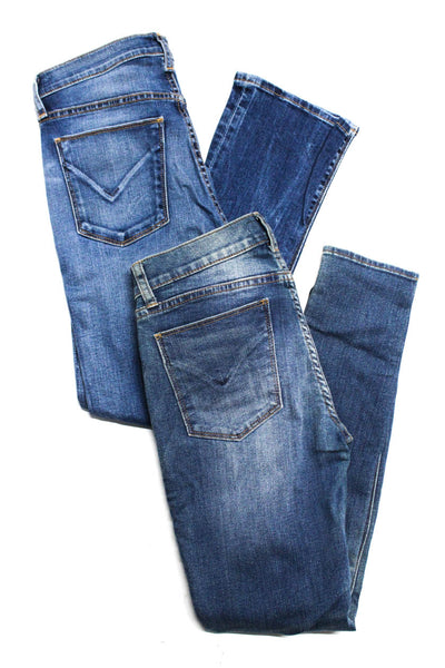 Hudson Women's Midrise Five Pockets Medium Wash Skinny Denim Pant Size 26 Lot 2