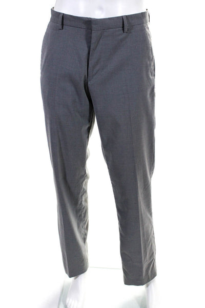 Calvin Klein Mens Four Pocket Straight Leg Pants Trousers Gray Size 30X32
