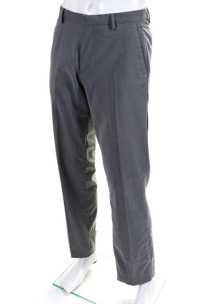 Calvin Klein Mens Four Pocket Straight Leg Pants Trousers Gray Size 30X32