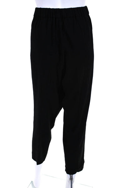 Babaton Women's Elastic Waist Flat Front Straight Leg Dress Pant Back Size 14