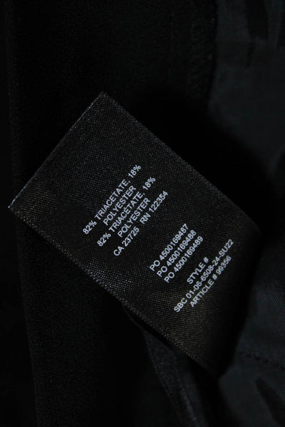 Babaton Women's Elastic Waist Flat Front Straight Leg Dress Pant Back Size 14