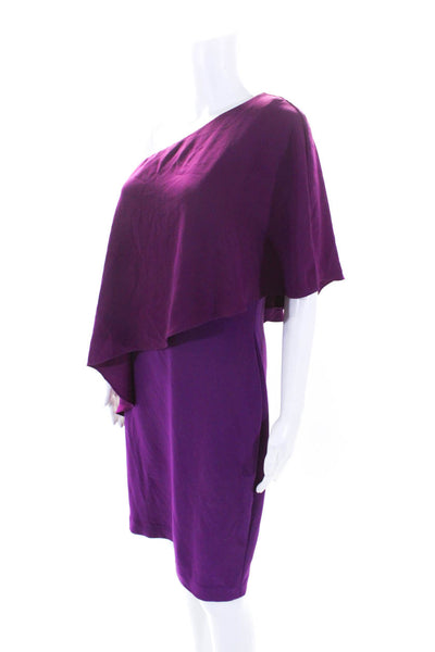 Lauren Ralph Lauren Womens Enid Combo Dress Purple Size 8 12412861