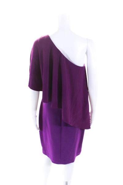 Lauren Ralph Lauren Womens Enid Combo Dress Purple Size 8 12412861