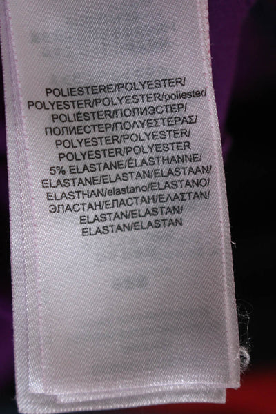 Lauren Ralph Lauren Womens Enid Combo Dress Purple Size 8 12412861