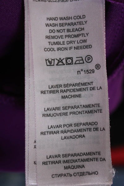 Lauren Ralph Lauren Womens Enid Combo Dress Purple Size 8 12412861