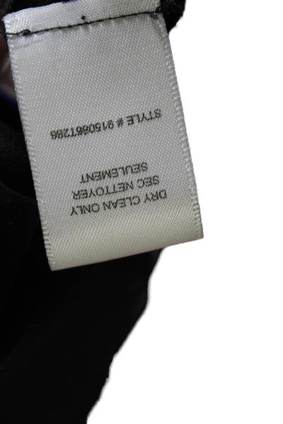 Rebecca Taylor Silk Sleeveless Polka Dot Halter Top Blouse Black Size 4
