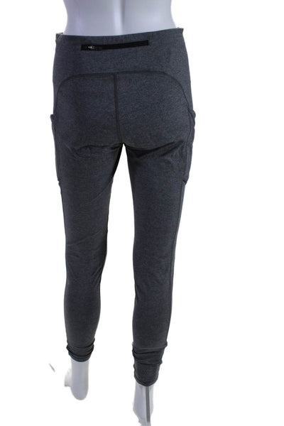 Lululemon Womens Elastic Waist Tapered Compression Leggings Gray 28