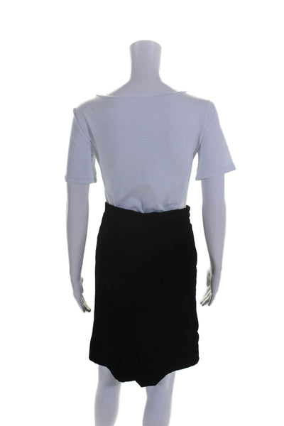 Calvin Klein Womens Velvet Flat Front Mini Skirt Plush Black Size 10