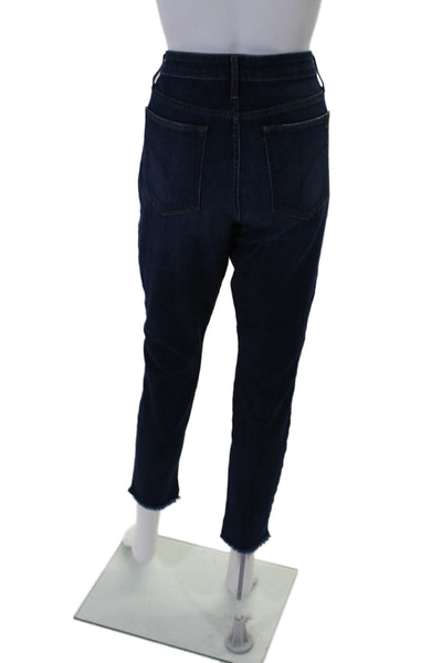 Joes Jeans Womens Zipper Fly High Rise Dark Wash Skinny Jeans Blue Size 30