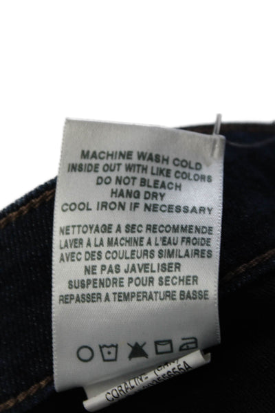 Joes Jeans Womens Zipper Fly High Rise Dark Wash Skinny Jeans Blue Size 30