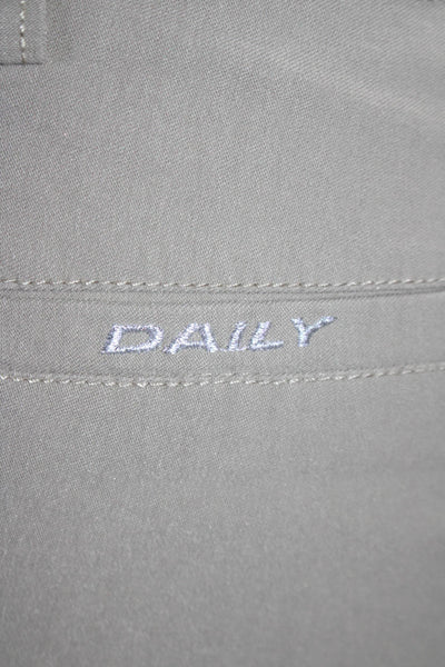 Daily Sports Womens Pull On High Rise Bermuda Shorts Khaki Beige Size 2