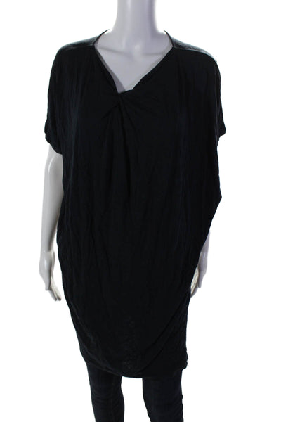 COS  Womens Short Sleeve Pullover Oversized Basic Top Black Size Small