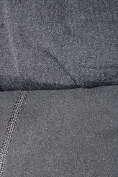 Athleta Womens Top Solid Black Pull On Side Pockets Pants Leggings Size S lot 2