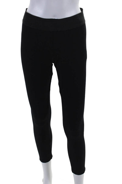 BCBG Max Azria Womens Elastic Waist Tapered Leggings Black Size Medium