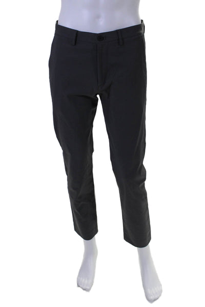 Theory Mens Four Pocket Button Closure Slim Fit Pants Trousers Gray Size 31