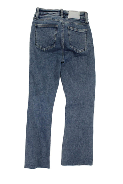 Pistola Womens Midrise Five Pockets Medium Wash Straight Leg Denim Pants Size 24