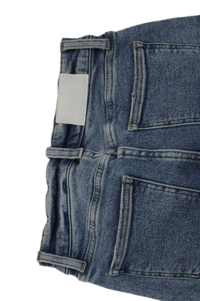 Pistola Womens Midrise Five Pockets Medium Wash Straight Leg Denim Pants Size 24