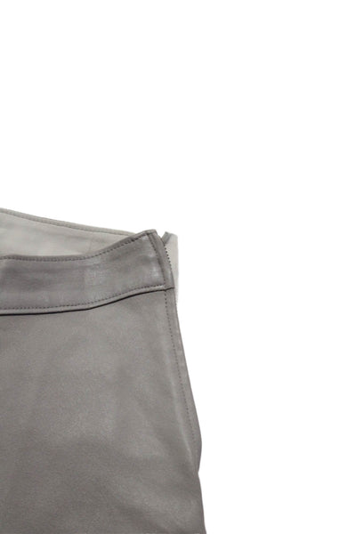 Mason x Barneys New York Co-op Womens Gray Zip Ankle Skinny Leg Pants Size 2